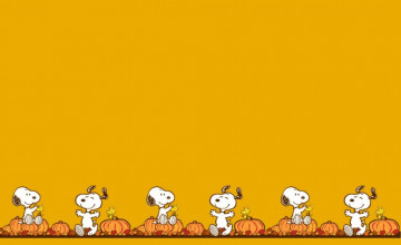 Peanuts Autumn Wallpapers