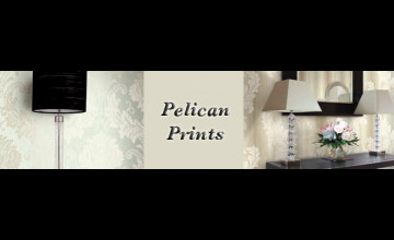 Pelican Wallpaper Modern Chic