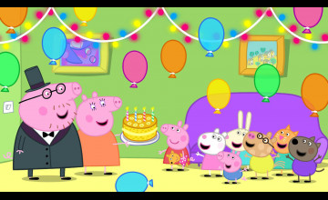 Peppa Pig Birthday Wallpapers