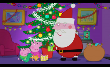 Peppa Pig Christmas Wallpapers
