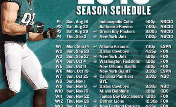 Philadelphia Eagles 2016 Schedule Wallpaper