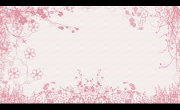 Pink and White Floral