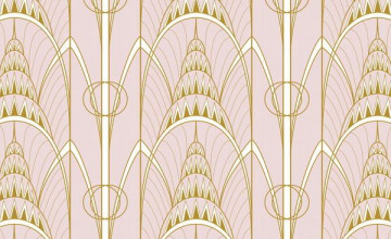 Pink Art Deco Wallpapers
