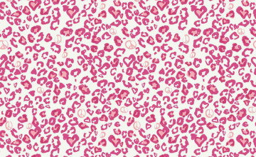 Pink Cheetah Print Wallpaper Border