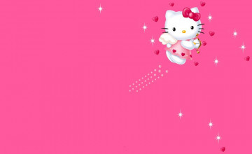Pink Hello Kitty Background