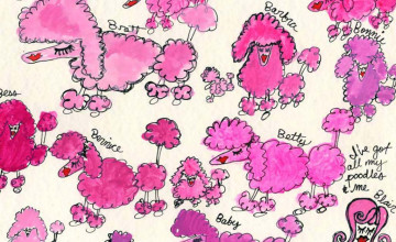 Pink Poodle Wallpapers
