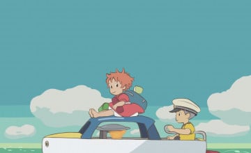 Ponyo iPad Wallpapers