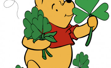 Pooh St Patrick's Day