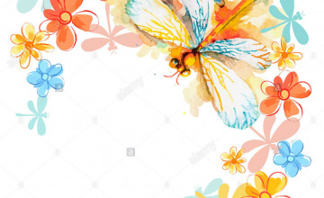 Pretty Dragonfly Backgrounds