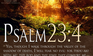 Psalms 23 Wallpaper