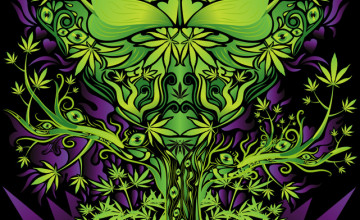 Psychedelic Weed Wallpapers