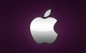 Purple Apple iPhone