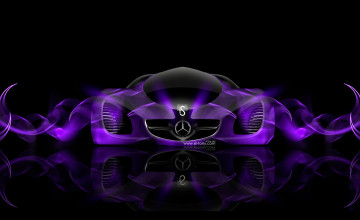 Purple Mercedes-Benz