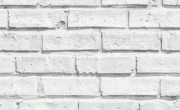 Realistic White Brick Wallpaper