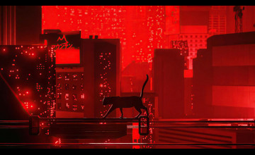 Red Aesthetic Anime Laptop Wallpapers