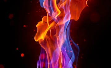 Red And Blue Fire