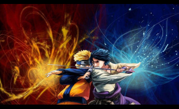 Red And Blue Naruto Wallpapers