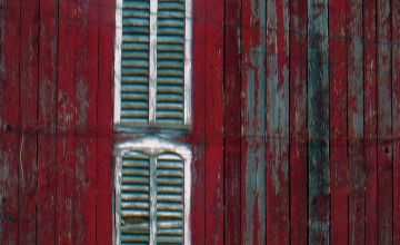 Red Barn Wood Wallpaper