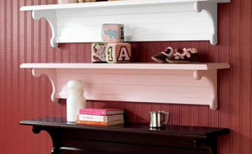 Red Beadboard Wallpapers