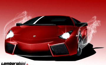 Red Lamborghini Reventon
