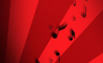 Red Music Note Wallpapers