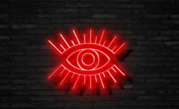 Red Neon Logo Wallpapers