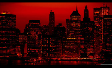 Red Skyline Wallpapers