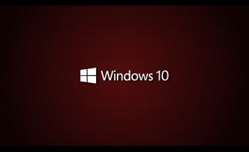 Red Windows 10 HD