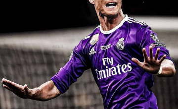 Ronaldo Purple Jersey Wallpapers