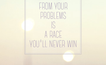 Running Quote iPhone Wallpapers