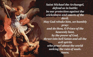 Saint Michael Archangel Wallpaper
