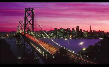 San Francisco Bay Bridge Sunset Wallpapers