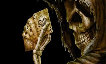 Scary Skeleton Wallpaper