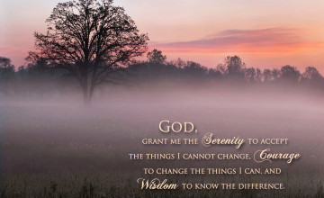 Serenity Prayer Wallpapers for Computer