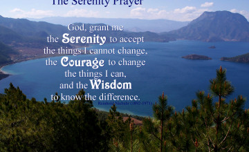 Serenity Prayer Wallpapers Screensaver