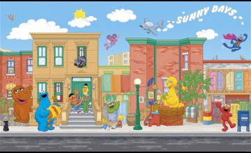 Sesame Street Mural