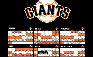 Sf Giants 2016 Schedule Wallpaper