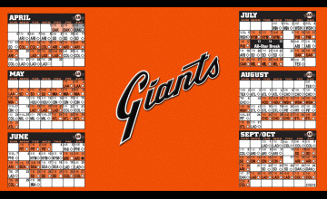Sf Giants 2017 Schedule Wallpaper