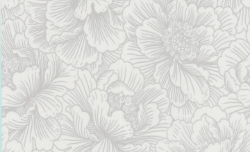 Silver Floral Wallpapers
