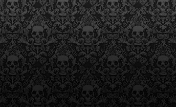 Skull Damask Wallpapers