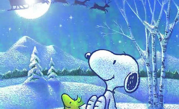 Snoopy Christmas Backgrounds