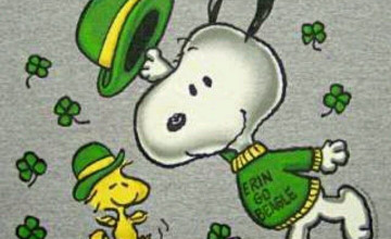 Snoopy St Patrick's Day