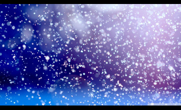 Snow Falling Desktop Wallpaper
