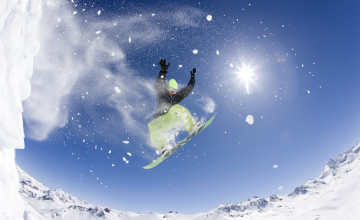 Snowboarding Desktop 1366x768