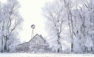 Snowy Farms Wallpapers