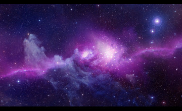 Space Wallpaper HD Purple