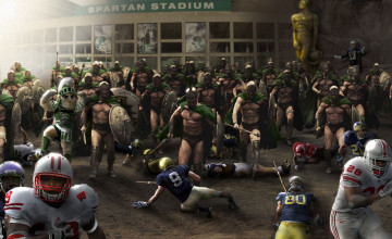 Spartan Football Wallpaper
