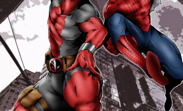 Spiderman and Deadpool Wallpapers