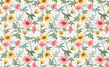 Spring Flower Drawing Wallpapers