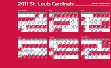 St Louis Cardinals 2016 Schedule Wallpaper